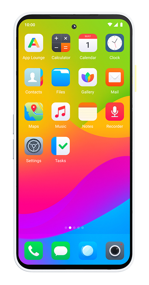 Miniatyrbillede 6 af 6: Fairphone The (Gen 6) 16 cm (6.31") Dual SIM Android 15 5G USB Type-C 8 GB 256 GB 4415 mAh Hvid