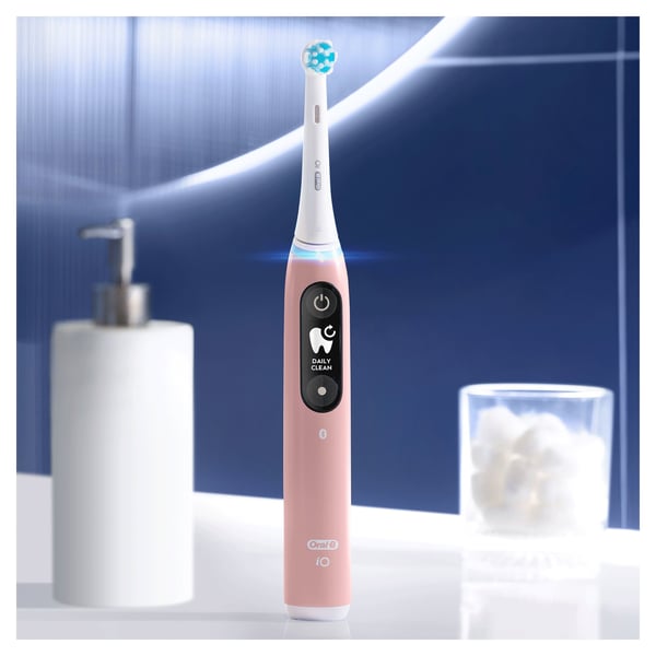 Miniatyrbild 7 av 7: Oral-B iO 6S Vuxen Vibrerande tandborste Rosa, Vit