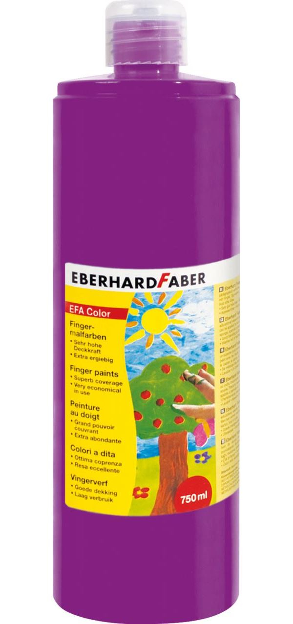 Eberhard Faber EFAColor vesiliukoinen sormiväri Violetti Eberhard Faber EFAColor vesiliukoinen sormiväri Violetti