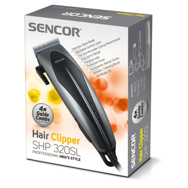 Sencor SHP 320SL skæg- og hårtrimmer Sort 3