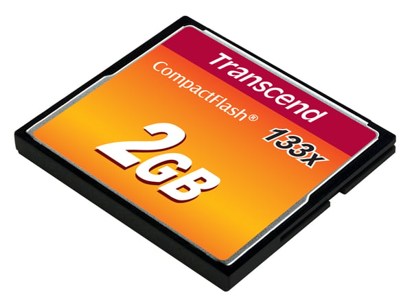 Miniatyrbillede 2 af 4: Transcend TS2GCF133 hukommelseskort 2 GB CompactFlash MLC