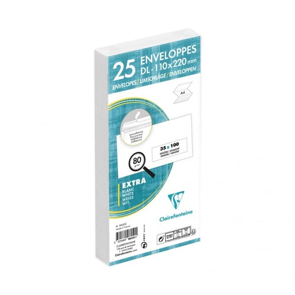 Clairefontaine 10625C kuvert 1 styck