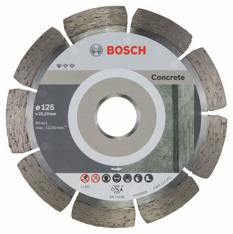 Bosch Diamantkapskiva Standard for Concrete 125x22x1,6mm (2608602197)