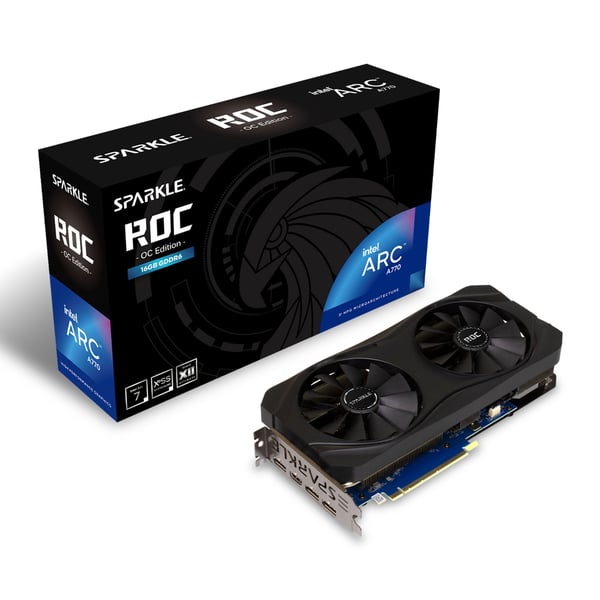 Miniatyrbild 2 av 9: Sparkle Technology Intel Arc A770 ROC OC Edition 16 GB GDDR6