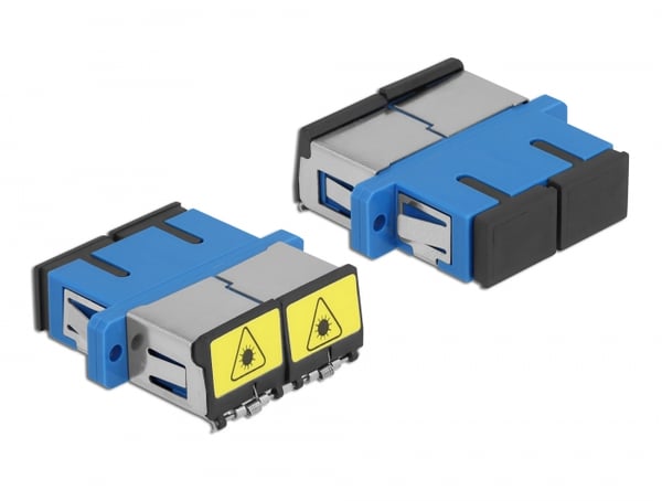 Miniatyrbillede 3 af 3: DeLOCK 86893 fiber adapter SC/SC 1 stk Blå