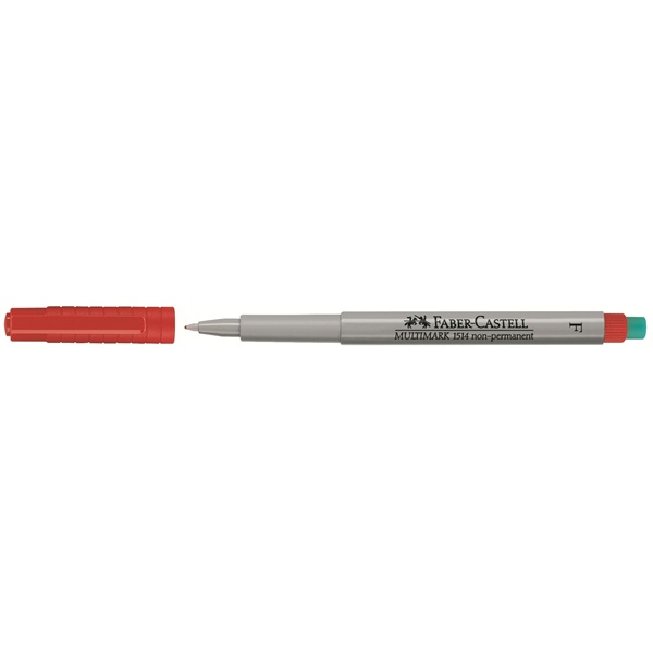 Miniatyrbild 2 av 2: Faber-Castell MULTIMARK märkpennor 1 styck Röd