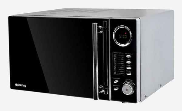 Miniatyrbillede 1 af 3: H.Koenig VIO9 Rustfrit stål, Sort Grill mikroovn Bordplade 25 L 900 W