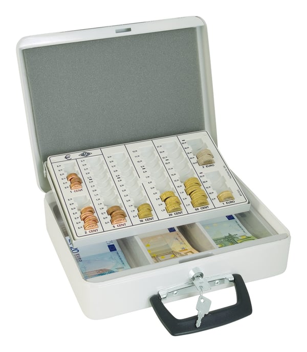Wedo 150 658000 pengekasse og seddelboks Hvid