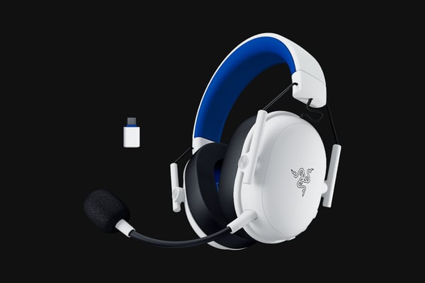 Razer BlackShark V3 X HyperSpeed Headset Trådløs Spil USB Type-C Bluetooth Hvid