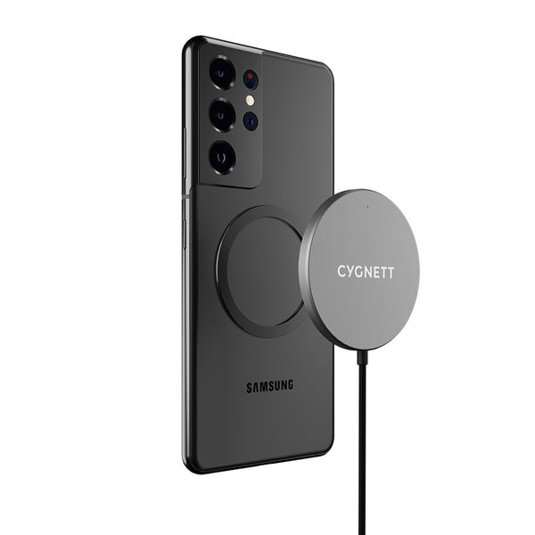 Miniatyrbillede 4 af 5: Cygnett CY3757CYMCC oplader til mobil enhed Smartphone Sort USB Trådløs opladning Indendørs