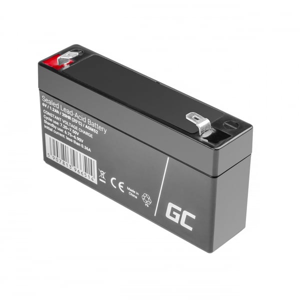 Green Cell AGM52 UPS-akku Sealed Lead Acid (VRLA) 6 V 1,2 ah