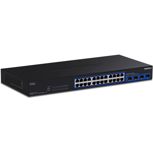 Miniatyrbillede 1 af 3: Trendnet TEG-S50284 netværksswitch Ikke administreret 2.5G Ethernet (100/1000/2500) Sort