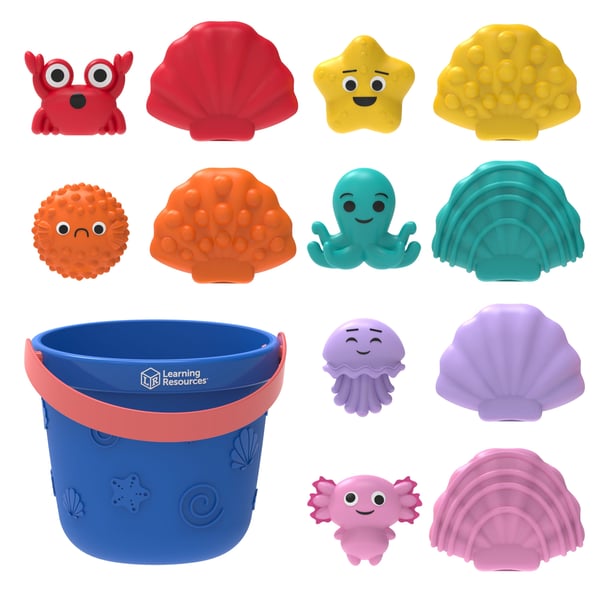 Miniatyrbillede 6 af 7: Learning Resources Ocean Emotion Seashells