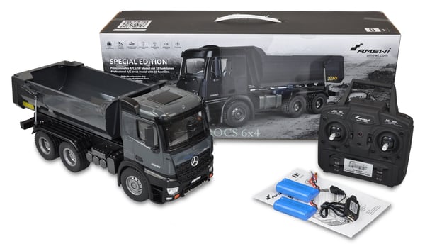 Amewi Mercedes Arocs Kipper Pro radiostyrd modell Traktorbil Elmotor