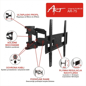 ART RAMT AR-75 tv-fäste