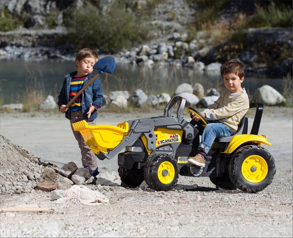 Miniatyrbillede 5 af 10: Peg Perego Maxi Excavator Gravemaskine til at ride på