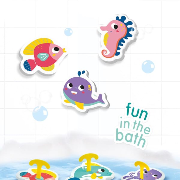 SES Creative Tiny Talents 13221 spil, legetøj & mærkat til badet Badelegesæt Flerfarvet