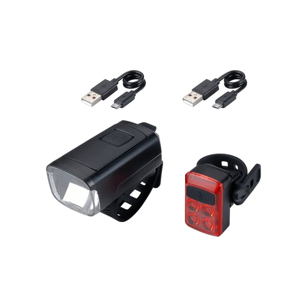 Miniatyrbillede 2 af 6: BBB Cycling Stud50 combo Baglys + forlys (sæt) LED 250 lm