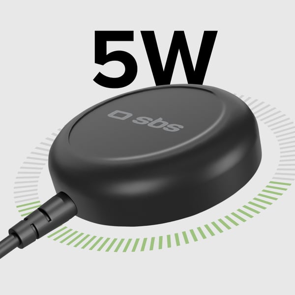SBS TECHGSAMWATCH mobiililaitteen laturi Älykello Valkoinen USB Langaton lataaminen Sisätila