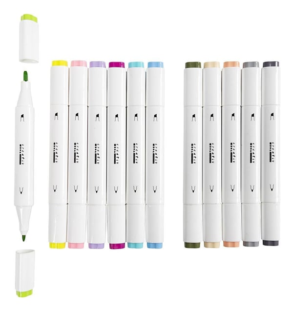 Creativ Company 373740 speedmarker 12 stk Blandet Forskellige farver