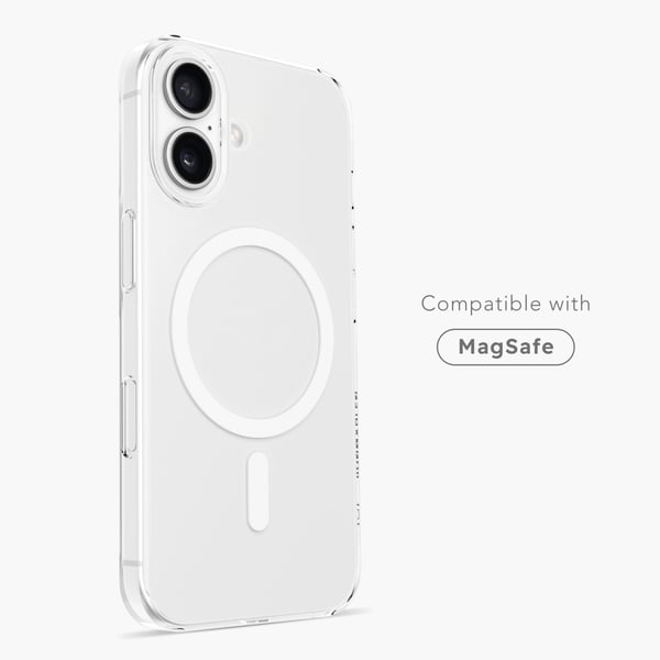 Vonmählen Transparent Case Pro mobiltelefonfodral 17 cm (6.7") Mobilskal Transparent, Vit