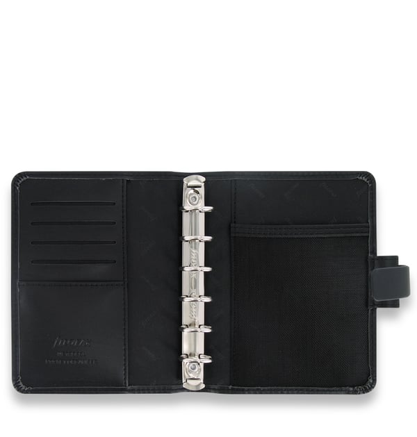 Filofax Metropol Pocket kalendrar Konstläder Svart