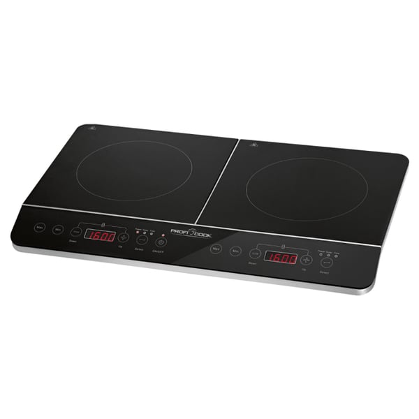 Miniatyrbillede 1 af 2: ProfiCook PC-DKI 1067 Sort Bordplade 60.5 cm Zone induktionskogeplade 2 zone(s)