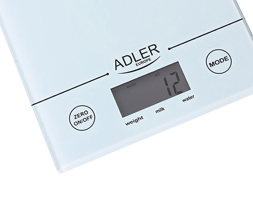 Adler AD 3138 w Vit Bänkdiskmaskin Rektangel Elektronisk köksvåg