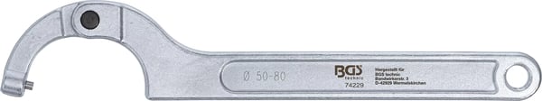 Miniatyrbild 3 av 4: BGS technic Adjustable Hook Wrench with Pin