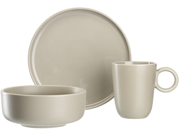 LEONARDO Roma illallisastiasto Keraaminen Beige