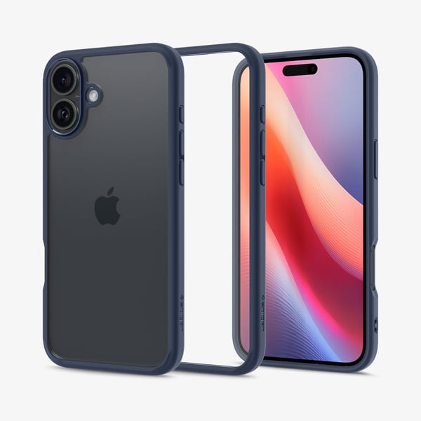 Miniatyrbillede 6 af 7: Spigen Ultra Hybrid mobiltelefon etui 15,5 cm (6.1") Cover Marineblå