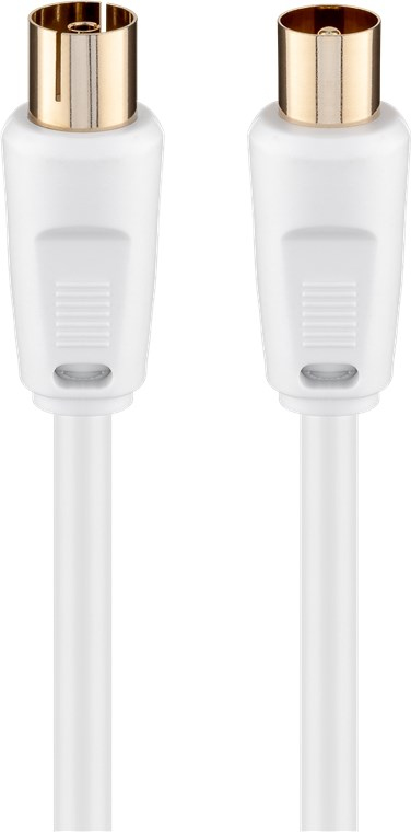 Miniatyrbillede 1 af 4: Goobay 67281 koaxial kabel 10 m Koaksial Hvid