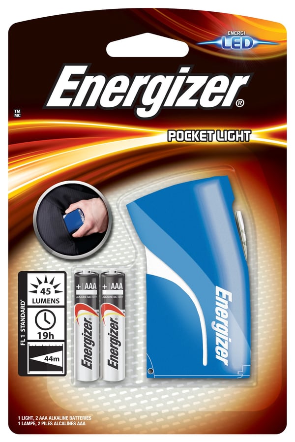 Miniatyrbild 1 av 2: Energizer Pocket LED Blå Ficklampa