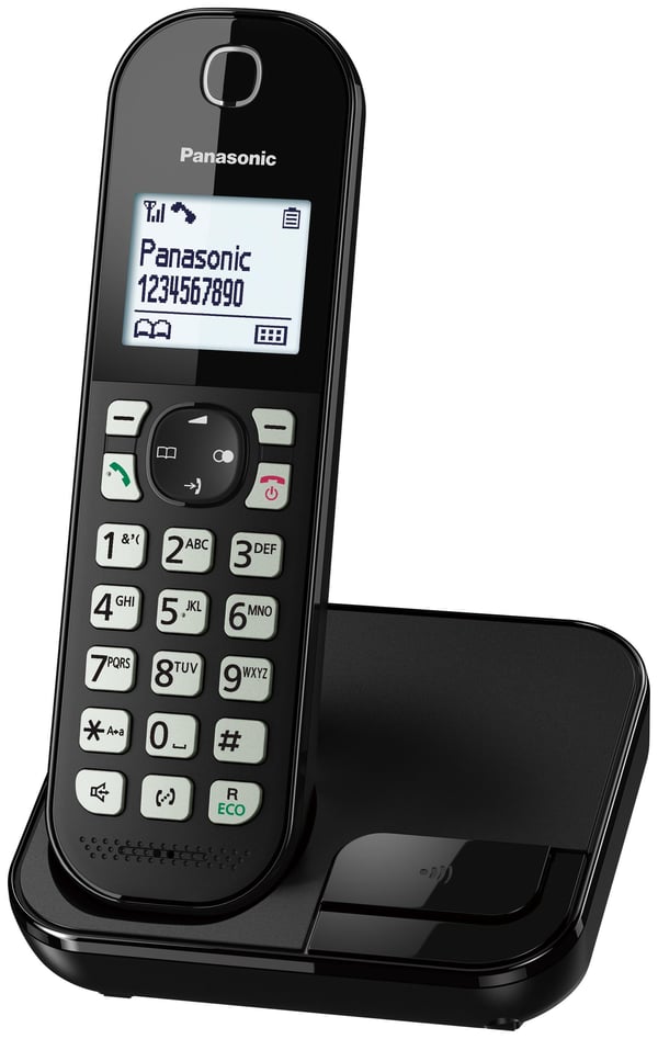 Miniatyrbillede 1 af 3: Panasonic KX-TGC450GB telefon DECT telefon Nummervisning Sort