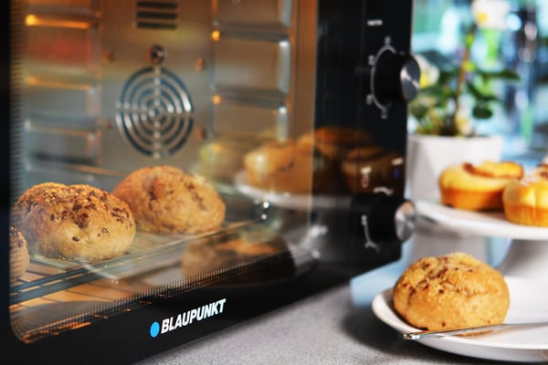 Blaupunkt EOM601 ugnar Svart, Rostfritt stål