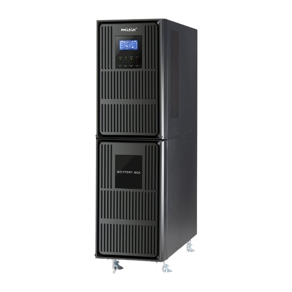 Miniatyrbillede 5 af 9: Phasak PH 9260 UPS-enhed Dobbeltkonvertering (online) 6 kVA 5400 W 0 AC stikkontakt(er)