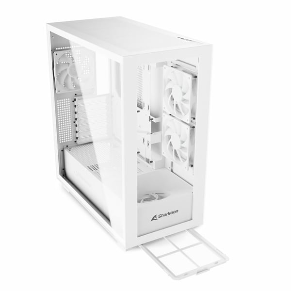Sharkoon Rebel C60 Midi Tower Valkoinen