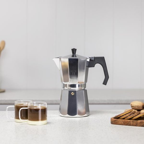 Miniatyrbillede 5 af 7: Cecotec Mokclassic 900 Shiny Moka gryde 0,45 L Sølv