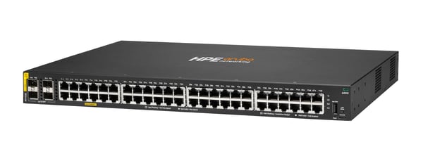 Miniatyrbild 2 av 2: HPE Aruba Networking CX 6000 hanterad L2/L3 Gigabit Ethernet (10/100/1000) Strömförsörjning via Ethernet (PoE) stöd 1U Svart