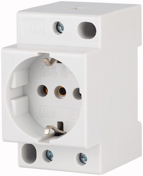 Eaton Z-SD230 stikkontakt Type F Hvid