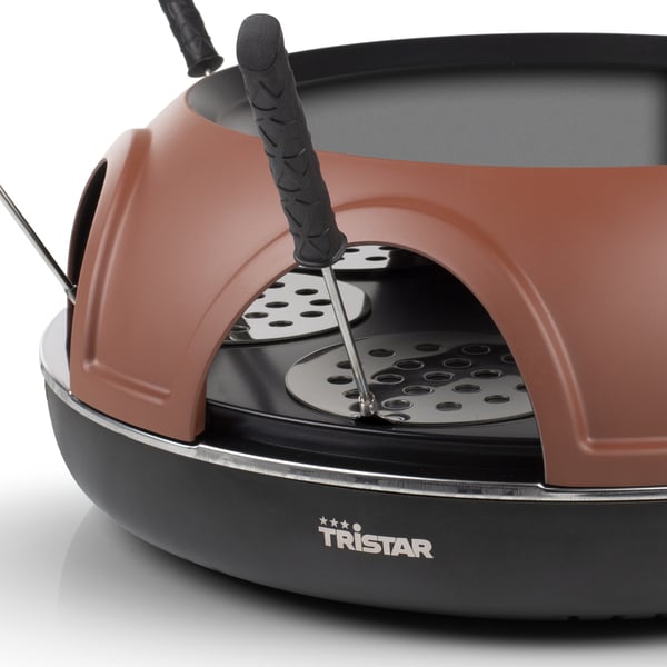 Miniatyrbillede 11 af 14: Tristar Pizza Festa Gourmet pizza fremstiller & ovn 1800 W Brun
