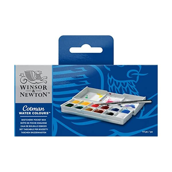 Winsor & Newton 0390640 akvarellfärger Multi Palett 12 styck