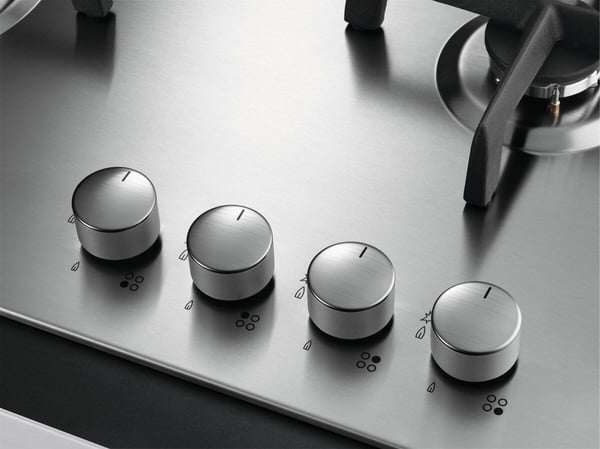 Miniatyrbild 5 av 13: AEG HGB64400SM Silver Inbyggd 60 cm Gas 4 zone(s)