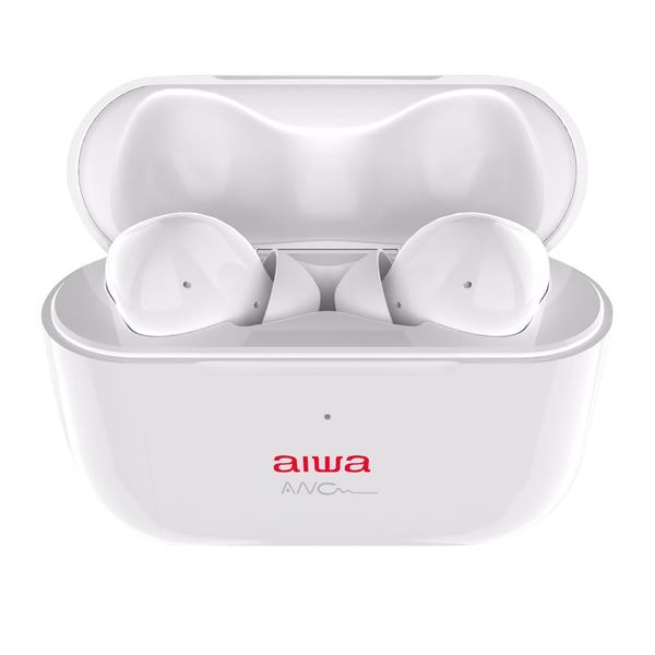 Miniatyrbillede 1 af 8: Aiwa EBTW-888ANC/WT hovedtelefoner/headset True Wireless Stereo (TWS) I ørerne Opkald/musik Bluetooth Hvid