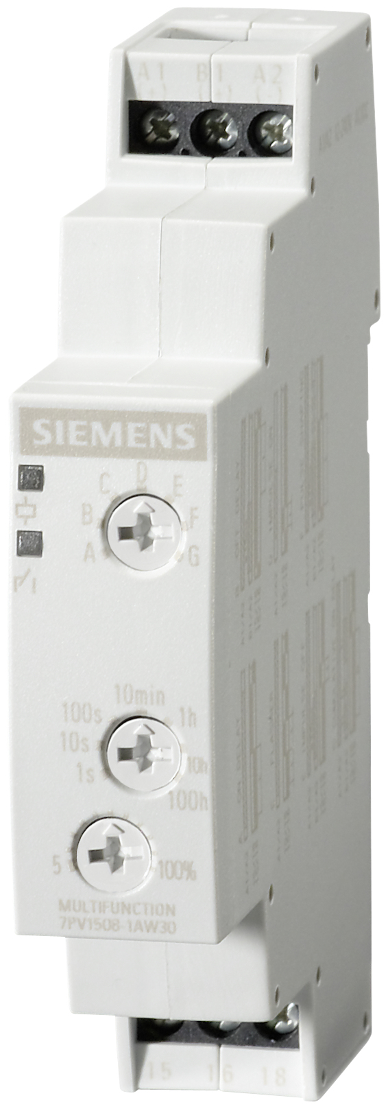 Siemens 7PV15081AW30 7PV1508-1AW30 Zeitrelais 1 St. sähkörele Siemens 7PV15081AW30 7PV1508-1AW30 Zeitrelais 1 St. sähkörele