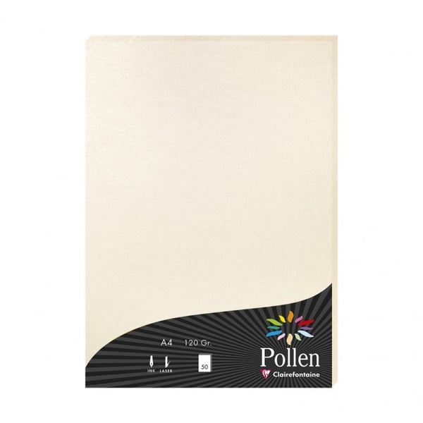Clairefontaine 3329680243031 speciel papir til kunsthåndværk Kunstpapir 50 ark