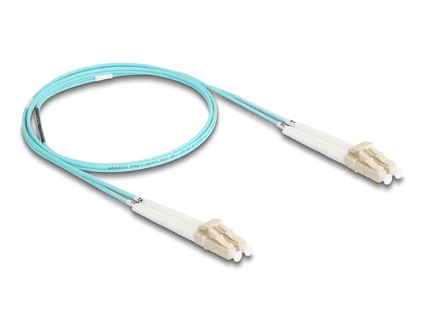 Miniatyrbillede 2 af 3: DeLOCK 88079 InfiniBand og fiberoptisk kabel 1 m LC Turkisfarve