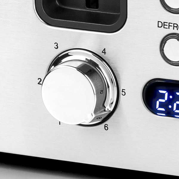 Haeger TO-17D.015A brödrostar 6 4 skivor 1700 W Rostfritt stål