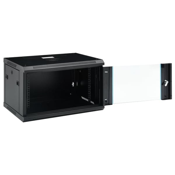 Phasak PHO 2106 stativ 6U Vægmonteret stativ Sort