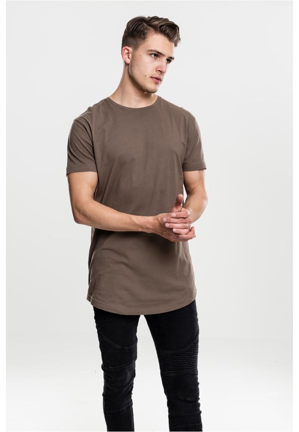Miniatyrbillede 8 af 8: Urban Classics Shaped Long Tee T-shirt Crew neck Kort ærme Bomuld